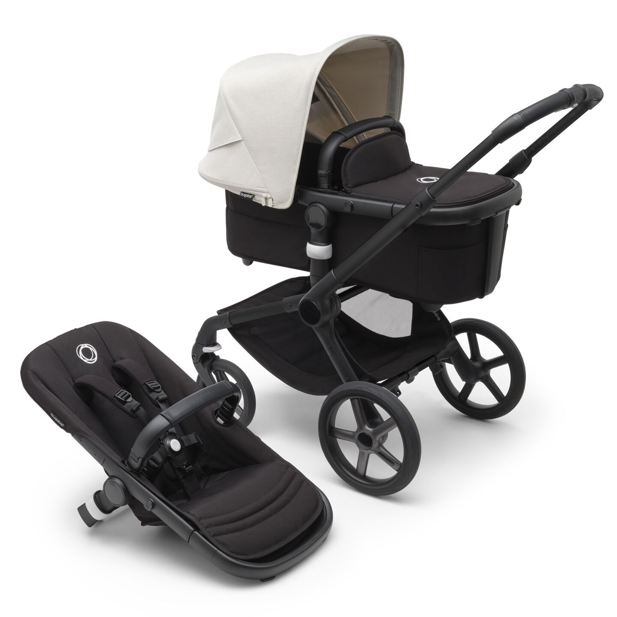 Fox 5 Black - Midnight Black i Misty White