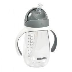 Bočica sa slamkom 300ml - Mineral Grey