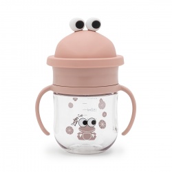 Čaša za učenje Frog Cup - Old Rose