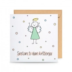 Čestitka Krštenje Anđeo