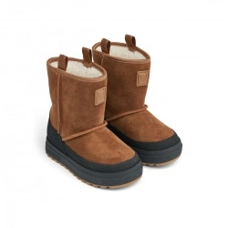 Čizme Mattie Suede - Pecan Black Čizme Mattie Suede - Pecan Black