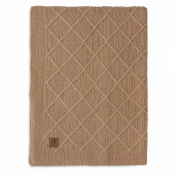 Deka 100x150 - Check Knit Biscuit