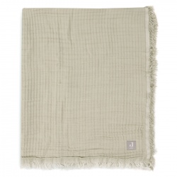 Deka muslin 120x120 - Olive Green Ivory