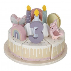 Drvena rođendanska torta - Pink