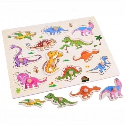 Drvene umetaljke - s dinosaurima