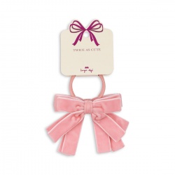 Gumice Bow Ela 2kom - Peony Pink