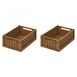 Set kutija za pohranu Weston Small - Golden caramel