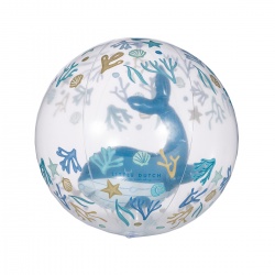 Lopta na napuhavanje 3D - Ocean Blue