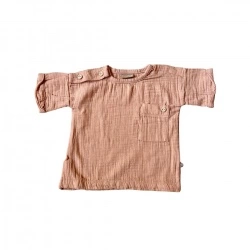 Muslin majica kratkih rukava - Maple Sugar Muslin majica kratkih rukava - Maple Sugar