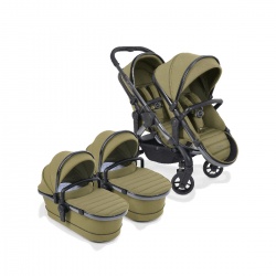 Peach 7 za blizance - Olive Green