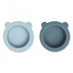 Zdjelice Peony 2kom - Sea Blue Whale Blue
