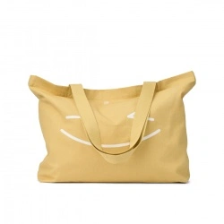Platnena torba Tote Big - Smiley Crispy