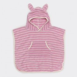 Pončo - Cotton Candy Pink Stripe