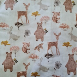 Posteljina GOTS - Wood Animals