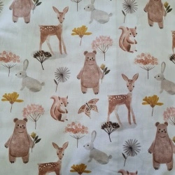 Posteljina GOTS - Wood Animals
