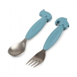 Pribor za jelo Dear Friends 2kom - Blue