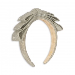 Rajf Glitter Bow - Silver