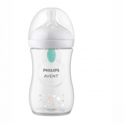 Response Natural bočica s ventilacijskim umetkom AirFree 260ml - Medo