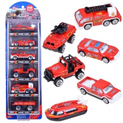 Set autića 6 kom - Vatrogasci