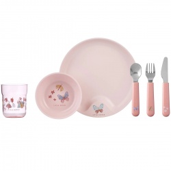 Set za jelo 6 kom - Flowers and Butterflies