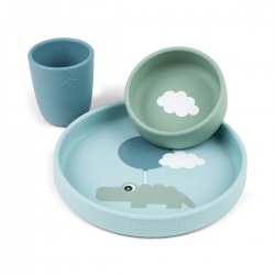 Set za jelo Happy Clouds - Blue