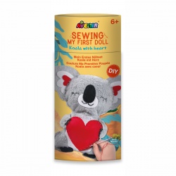 Šivanje moje prve lutke - Koala sa srcem