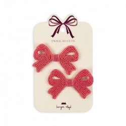 Špangice Pearly Bow 2kom - Bubblegum