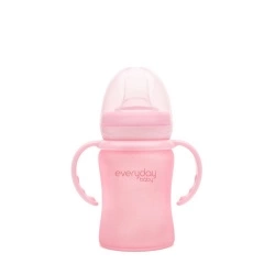 Staklena Sippy Cup, 150 ml - Roza