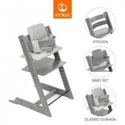 Tripp Trapp Bundle Cushion - Storm Grey