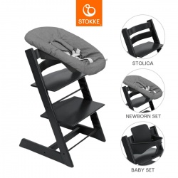 Tripp Trapp Bundle Newborn - Black