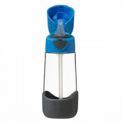 Tritan bočica sa slamkom 450m - Blue Slate