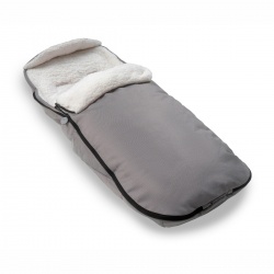 Zimska vreća Footmuff Teddy - Violet Grey