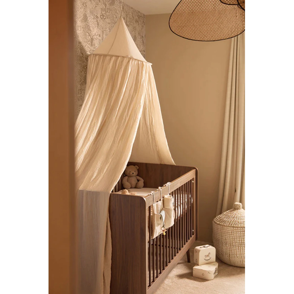 Baldahin viseći Vintage 245cm - Ivory-1