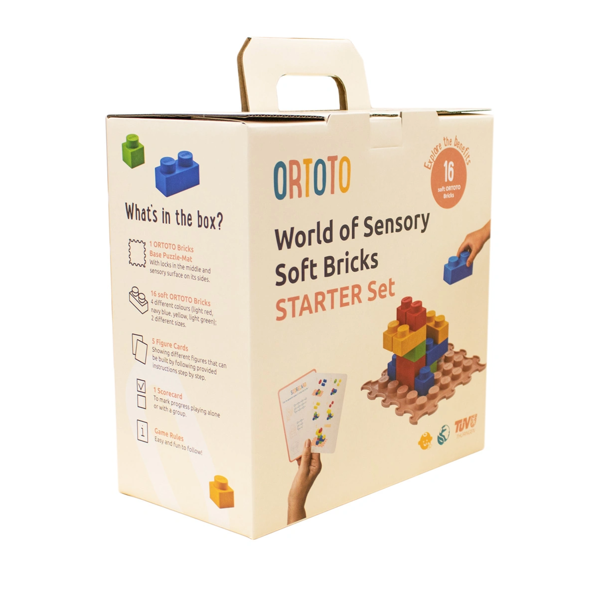 Kocke World of Sensory Soft Bricks Starter-0