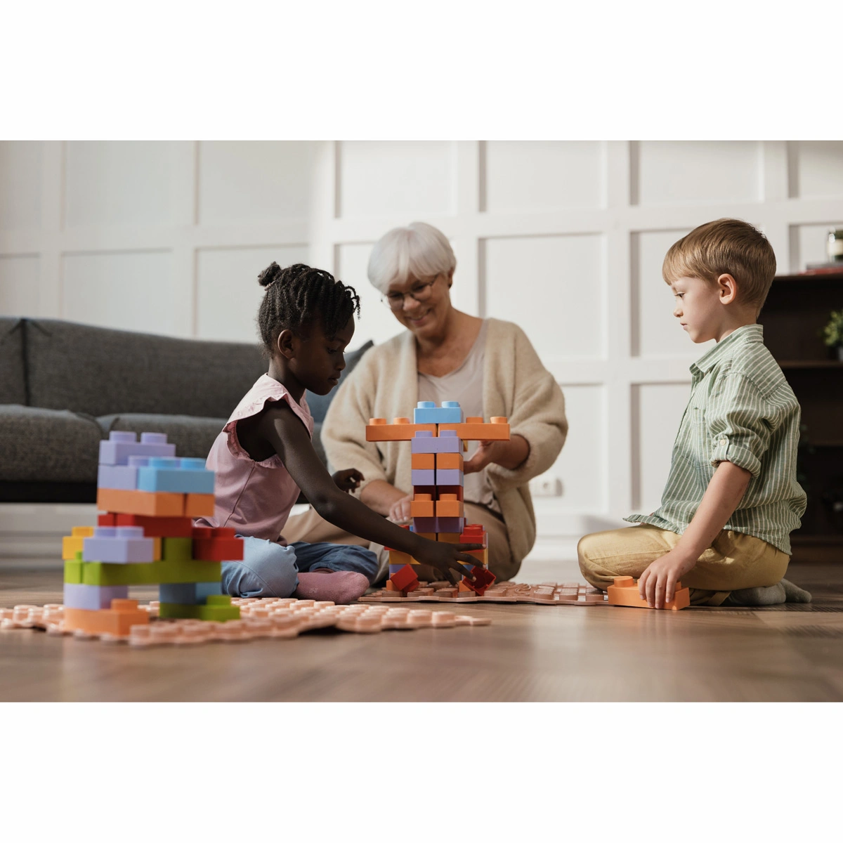 Kocke World of Sensory Soft Bricks Starter-2