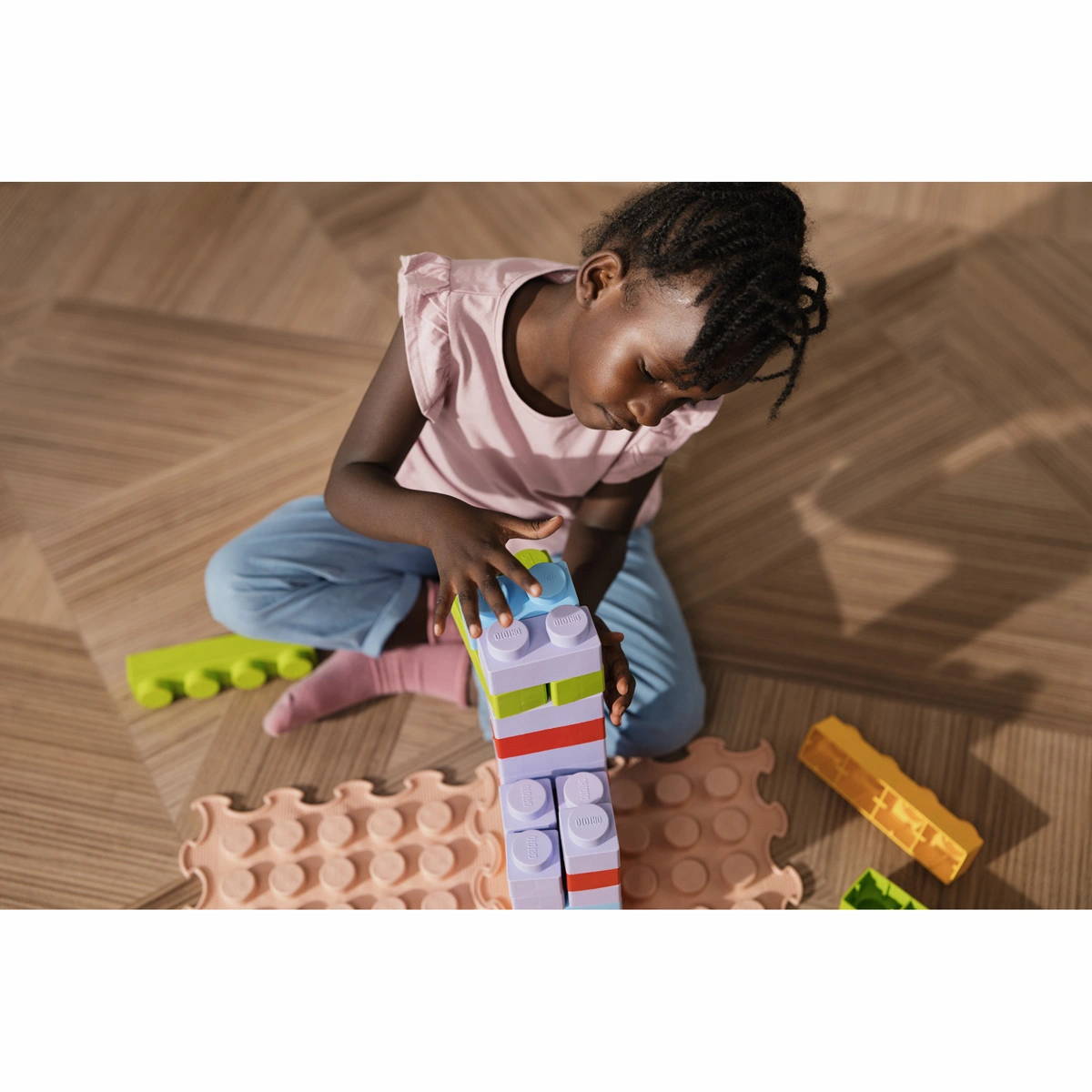 Kocke World of Sensory Soft Bricks Starter-3