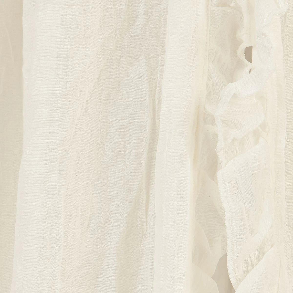 Baldahin viseći Vintage 245cm - Ruffle Ivory-0