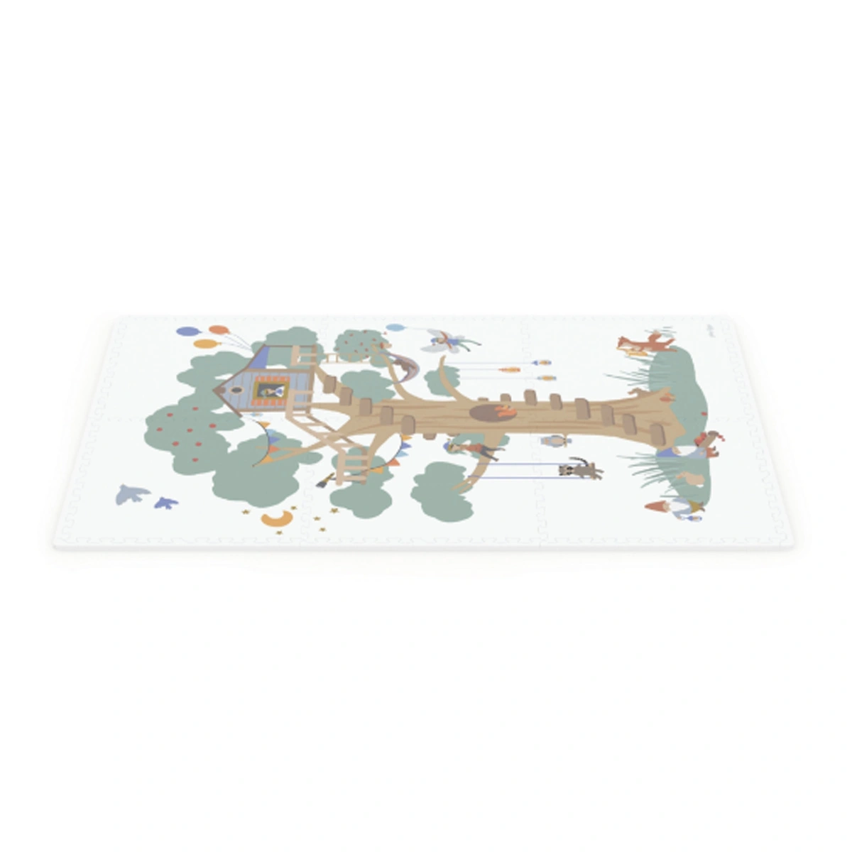 Podloga za igru puzzle 120x180 cm - Kućica-0